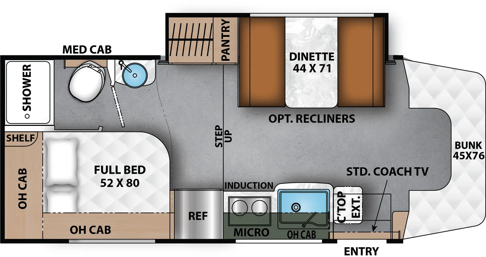 Prism 24CB Floorplan